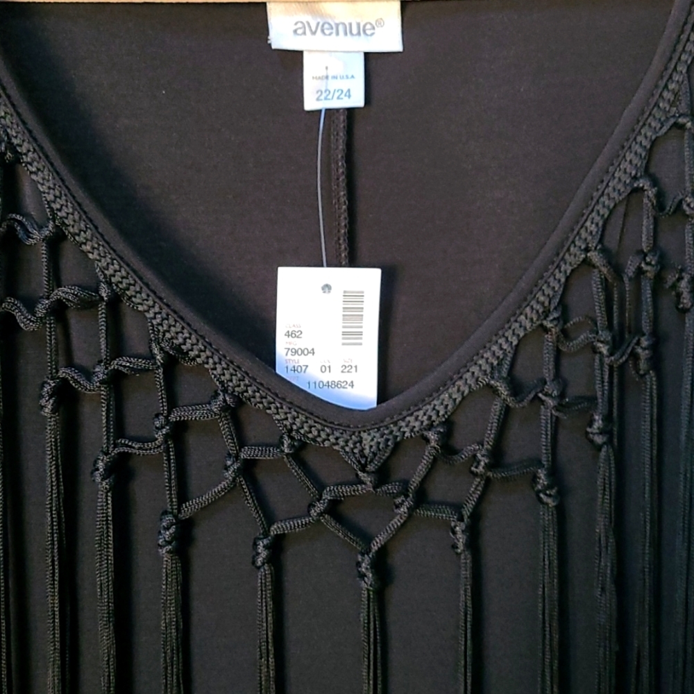 Avenue Black Maxi Dress size 22/24